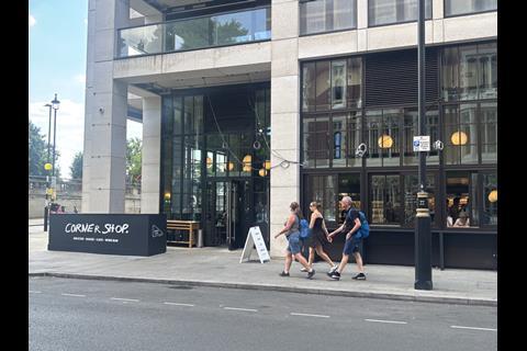 Corner Shop exterior